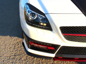Mercedes Benz SLK Headlight Trim Kit - Carbon Fiber - R172